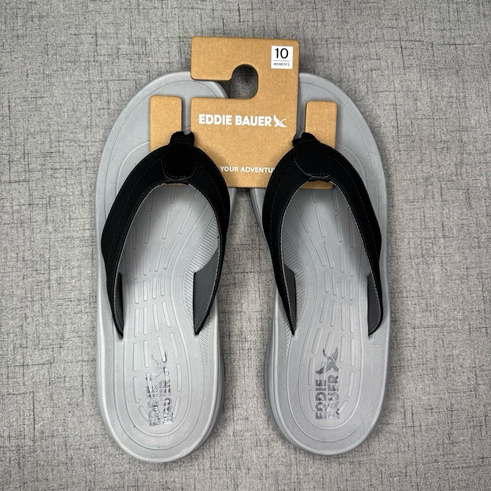 Eddie Bauer Break Point Sandals Black Summer Comfortable Walking 7 8 9 10 NWT - Picture 13 of 15